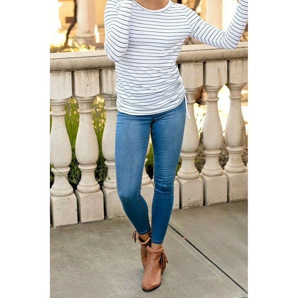 Evy’s Tree Denim Skinny Jeans Leggings XS NWT